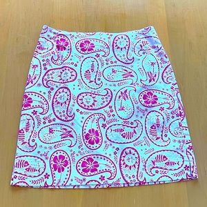 BAHAMA HAND PRINTS SKIRT